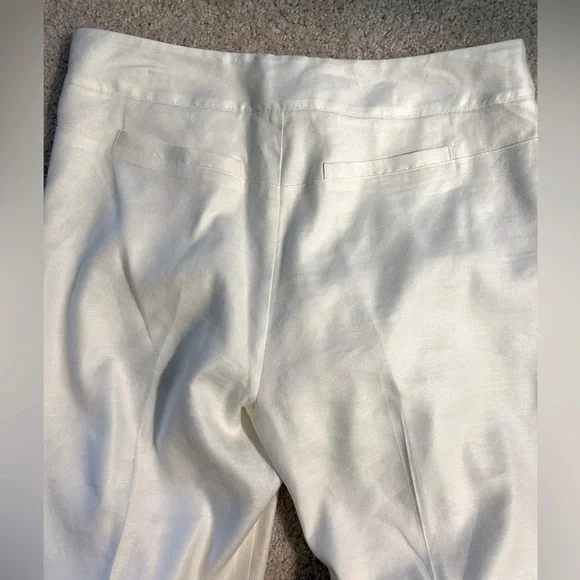 Cabi White Linen Trousers - Picture 5 of 7